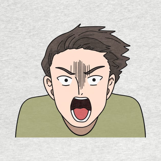Angry Anime Boy by HEXIZ